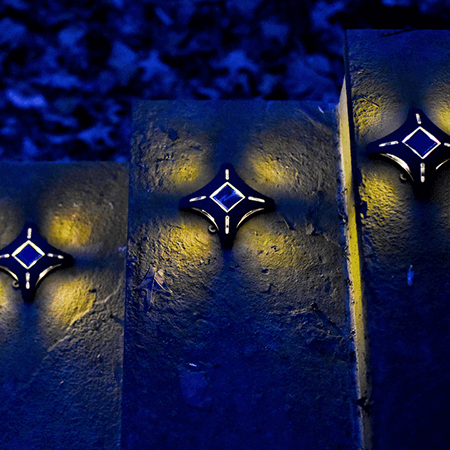 Lighteme Solar Deck Lights - Star Step Lights