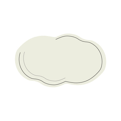Lighteme Solid Color Cloud Diatom Mud Bath Mat