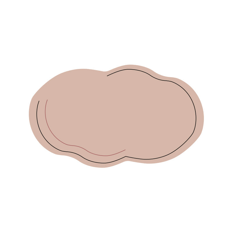 Lighteme Solid Color Cloud Diatom Mud Bath Mat