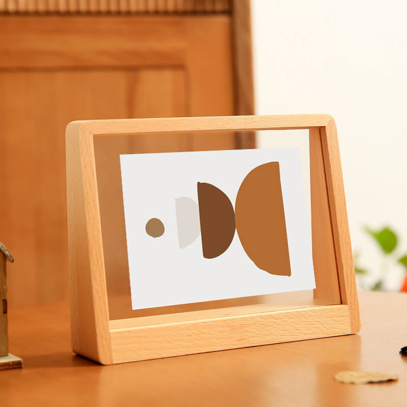 Lighteme Solid Wood Acrylic Photo Frame