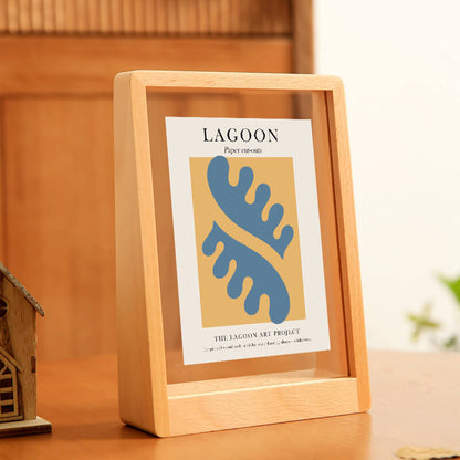 Lighteme Solid Wood Acrylic Photo Frame