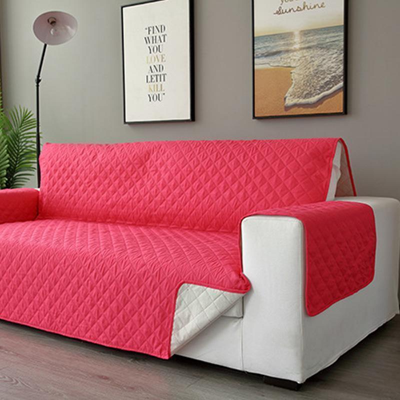 Lighteme Solid Color Polyester Sofa Cover (7 colors & 3 sizes)