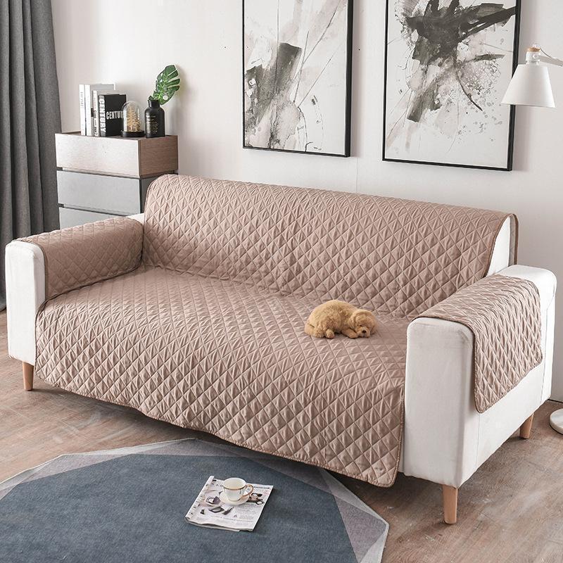 Lighteme Solid Color Polyester Sofa Cover (7 colors & 3 sizes)