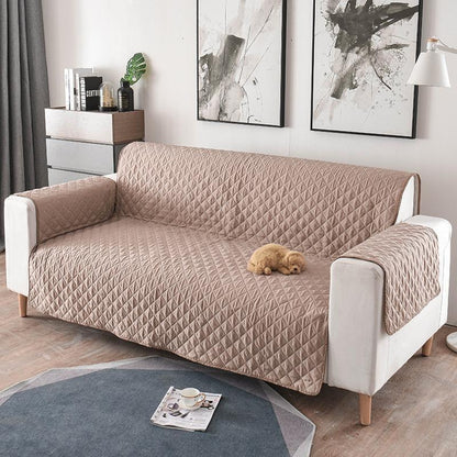 Lighteme Solid Color Polyester Sofa Cover (7 colors & 3 sizes)