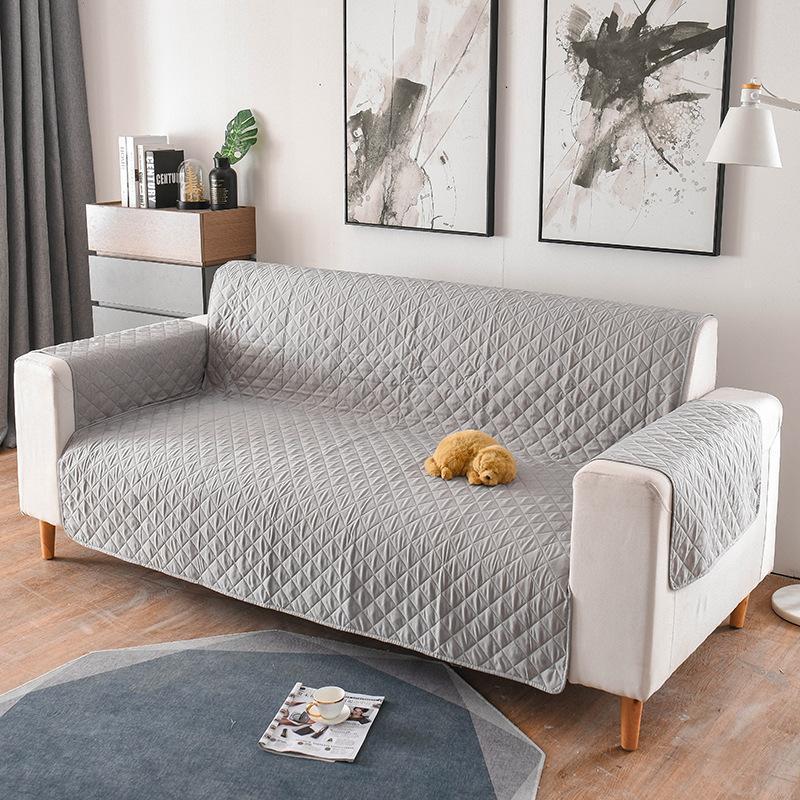 Lighteme Solid Color Polyester Sofa Cover (7 colors & 3 sizes)
