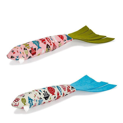 Lighteme Sound Paper Cat Toy Fish Shape (2 colors)