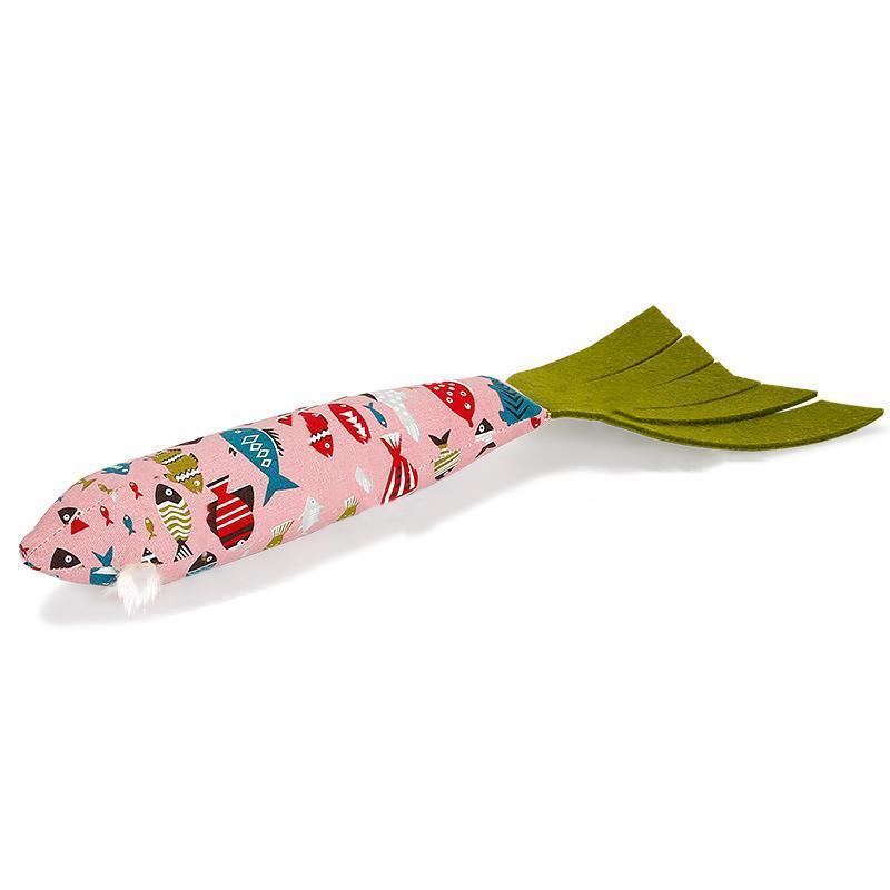 Lighteme Sound Paper Cat Toy Fish Shape (2 colors)