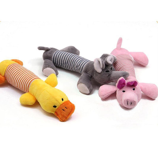 Lighteme Sound Toy Stripe Interactive Dog Stuffed Toy (3 Types)