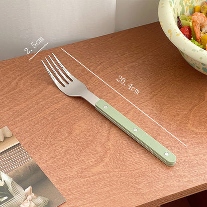 Lighteme Splicing Stainless Steel Flatware 4Pcs Set