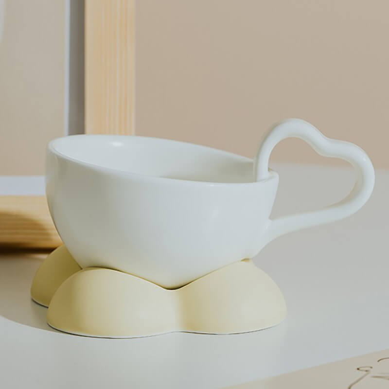Lighteme Spring Clouds Ceramic Cup and Saucer