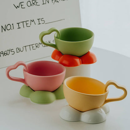 Lighteme Spring Clouds Ceramic Cup and Saucer