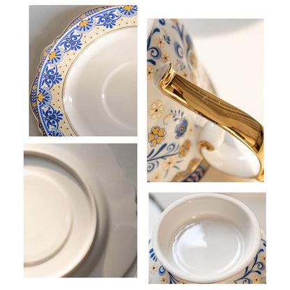 Lighteme Spring Floral Bone China Cup and Saucer