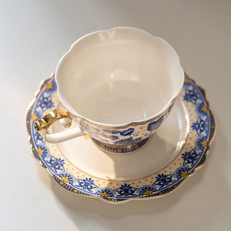 Lighteme Spring Floral Bone China Cup and Saucer