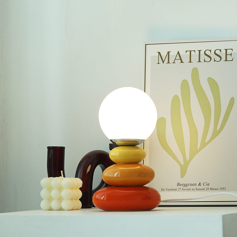 Lighteme Stacked Stone Creative Table Lamp