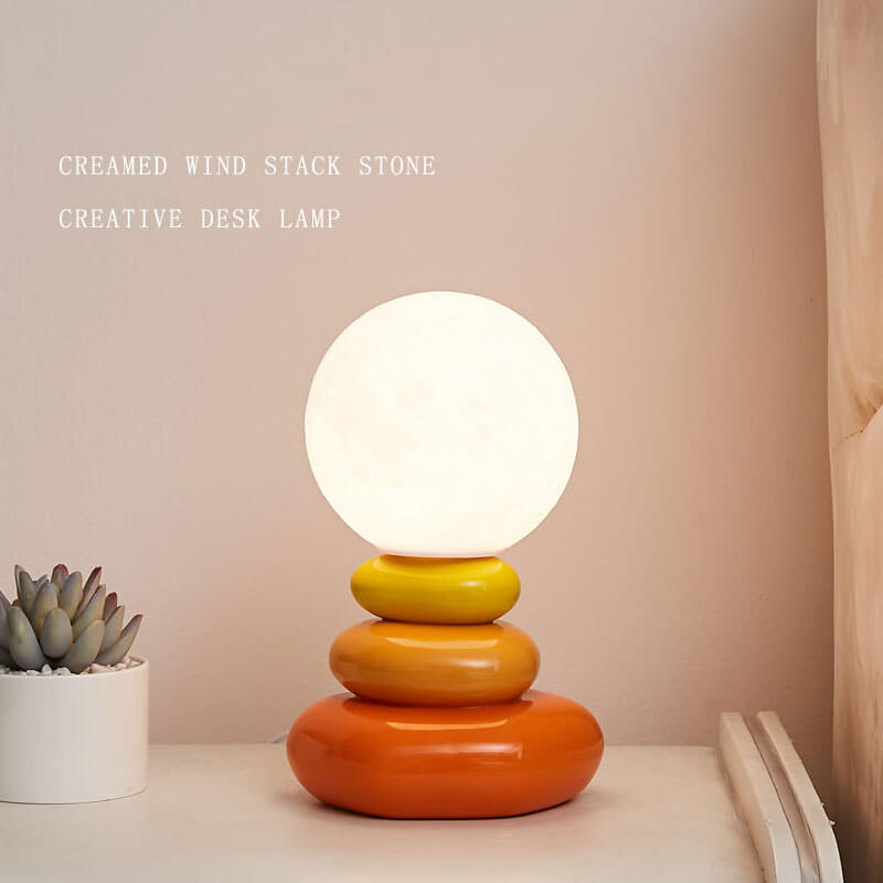 Lighteme Stacked Stone Creative Table Lamp