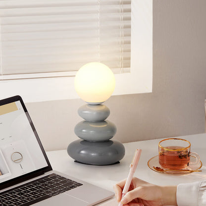 Lighteme Stacked Stone Creative Table Lamp
