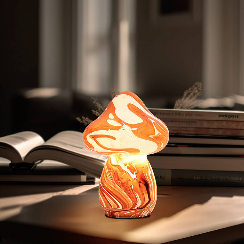 Lighteme Stained Glass Mushroom Lamp