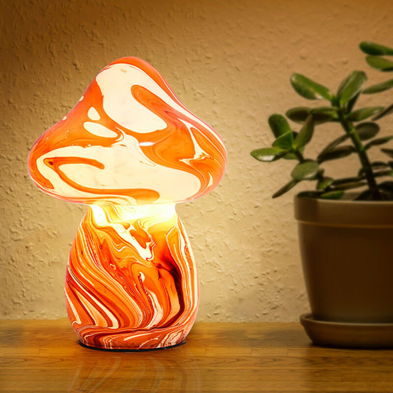 Lighteme Stained Glass Mushroom Lamp