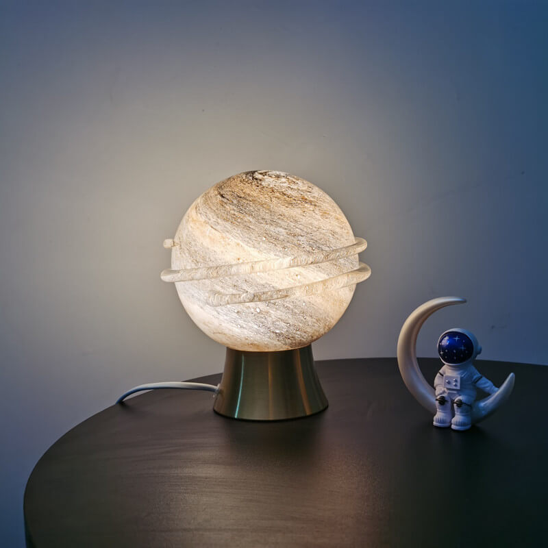 Lighteme Sternenhimmel-Tischlampe aus Glas