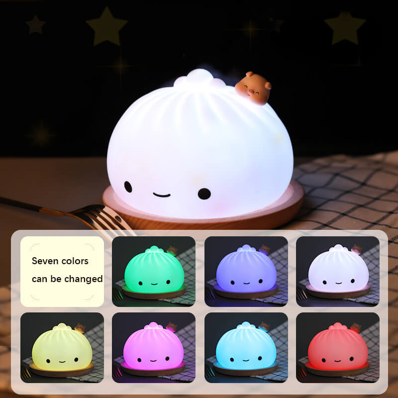 Lighteme Steamed Bun Silikon-Nachtlampe
