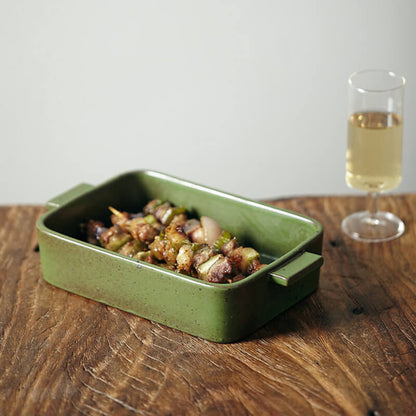 Lighteme Stoneware Square Baking Pan