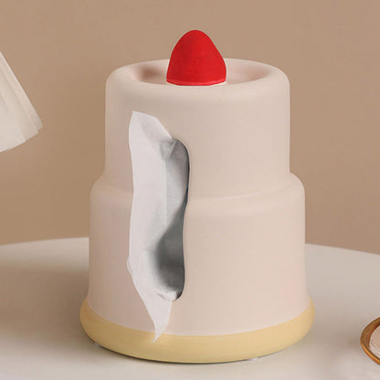 Boîte à mouchoirs en céramique Lighteme Strawberry Cake