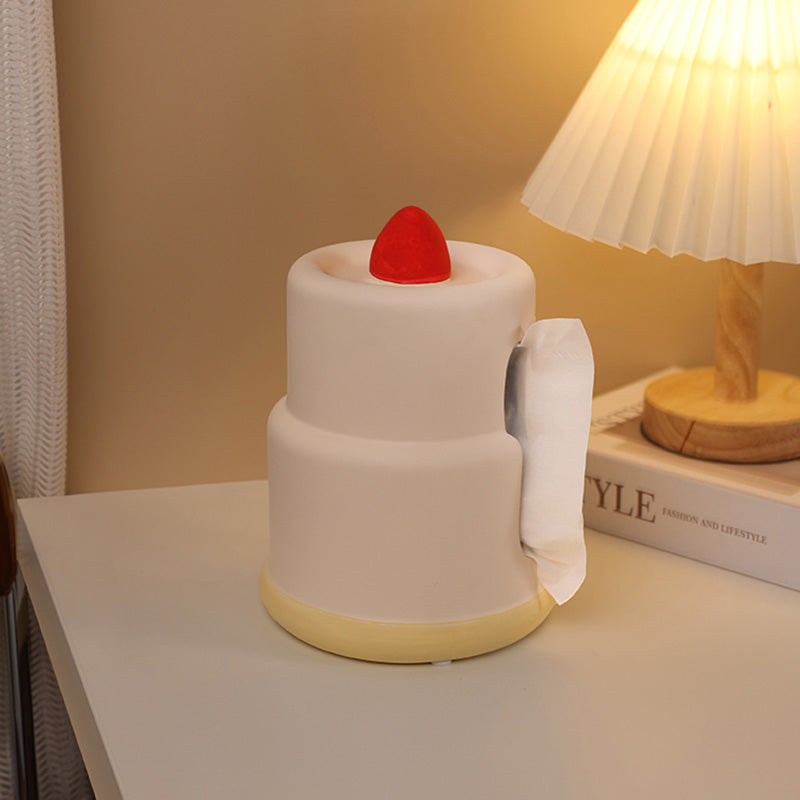 Boîte à mouchoirs en céramique Lighteme Strawberry Cake