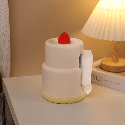 Boîte à mouchoirs en céramique Lighteme Strawberry Cake