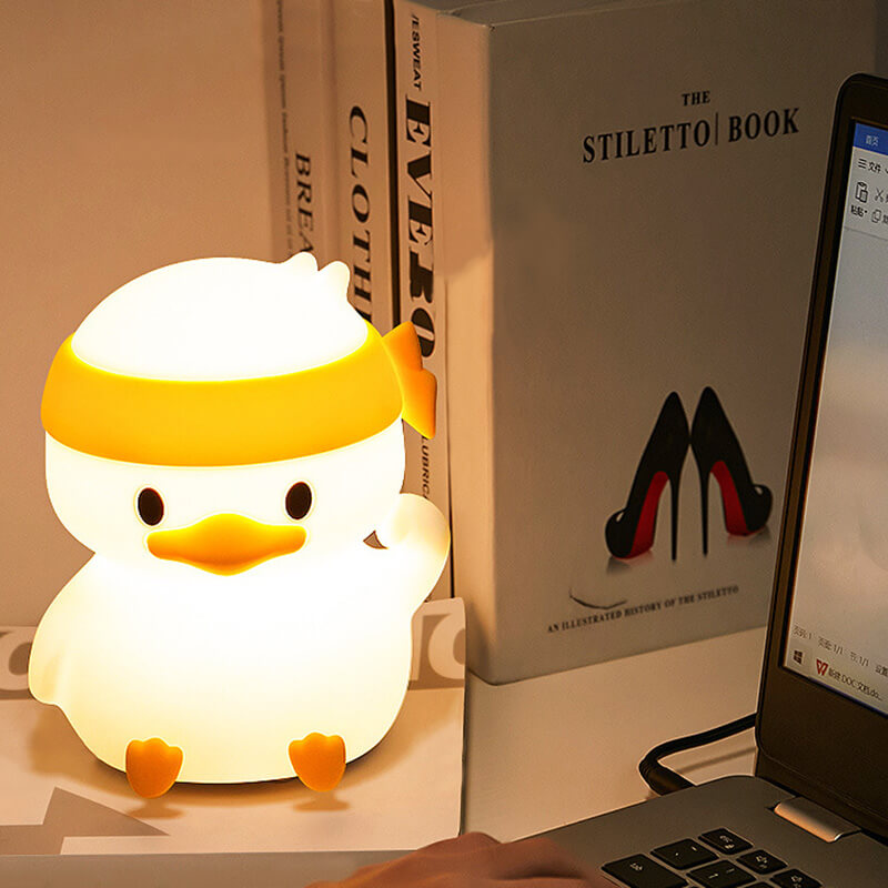 Lighteme Struggle Duck Silikon-Nachtlampe