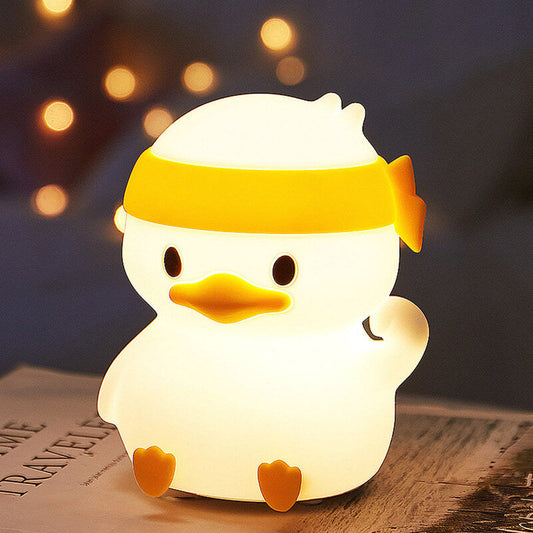 Lighteme Struggle Duck Silikon-Nachtlampe