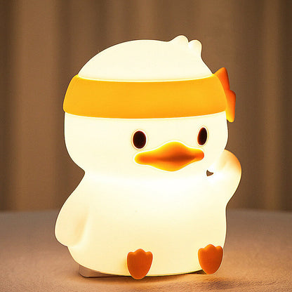 Lighteme Struggle Duck Silikon-Nachtlampe