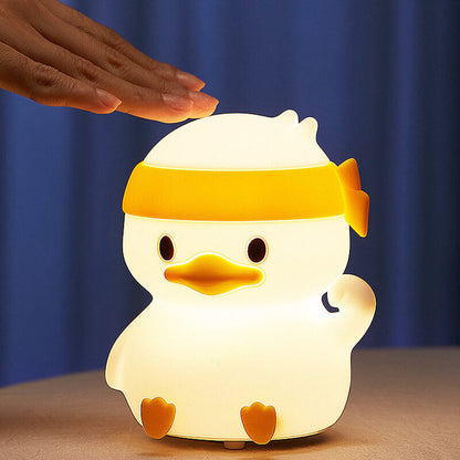 Lighteme Struggle Duck Silikon-Nachtlampe