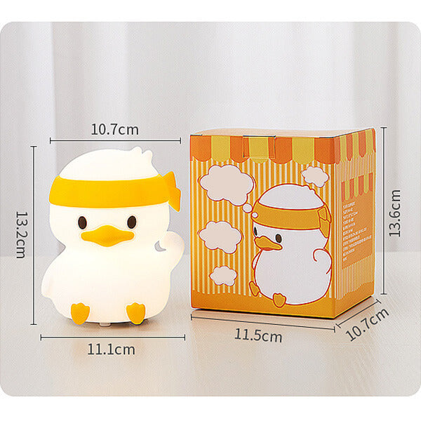 Lighteme Struggle Duck Silikon-Nachtlampe