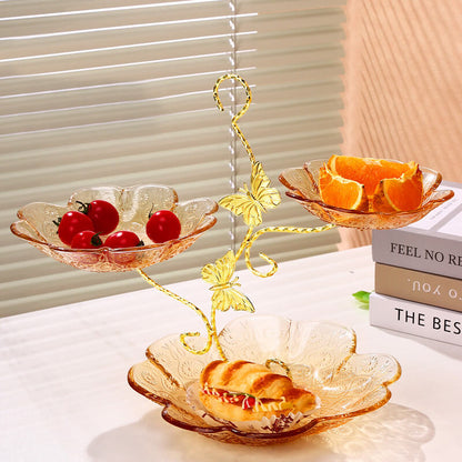 Lighteme Sunflower Texture Bow Dessert Stand