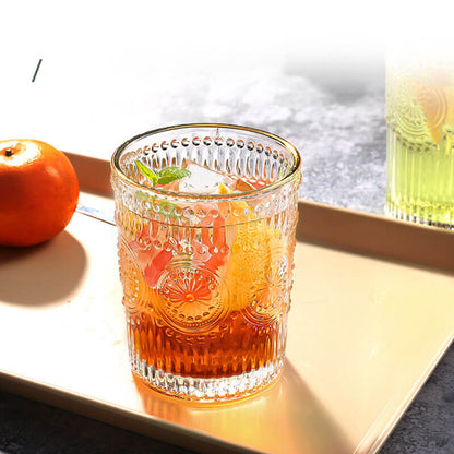 Tasse en verre Lighteme Vintage Sun Flower