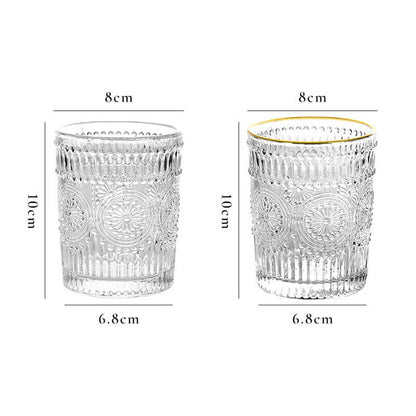 Tasse en verre Lighteme Vintage Sun Flower