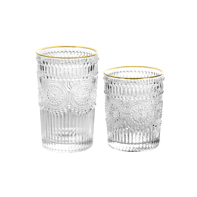Tasse en verre Lighteme Vintage Sun Flower