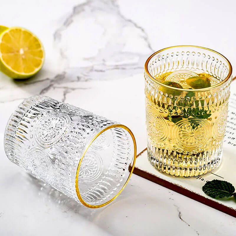 Tasse en verre Lighteme Vintage Sun Flower