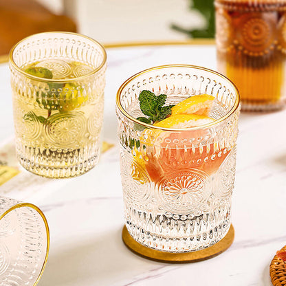 Tasse en verre Lighteme Vintage Sun Flower