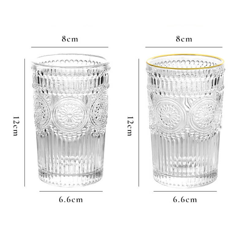 Tasse en verre Lighteme Vintage Sun Flower