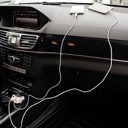 Lighteme Two-In-One Retractable Car Charger (4 colors)