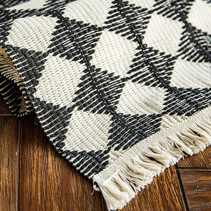 Lighteme Woven Tassel Jute Table Runner