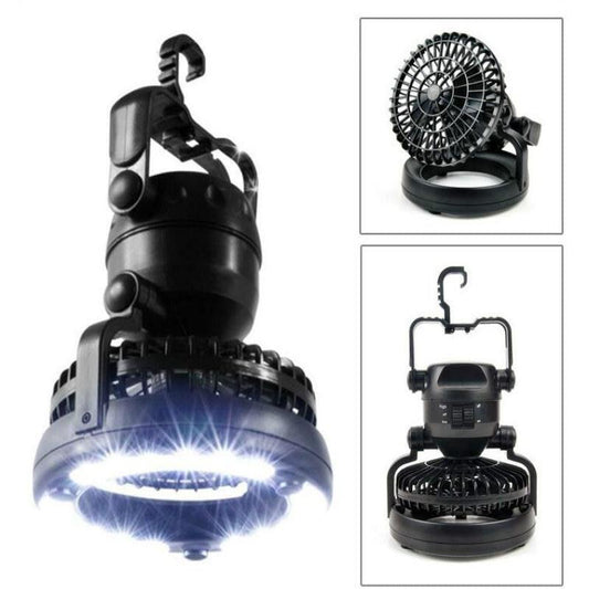 Lanterne de camping haute puissance à 18 LED Lighteme avec ventilateur de plafond