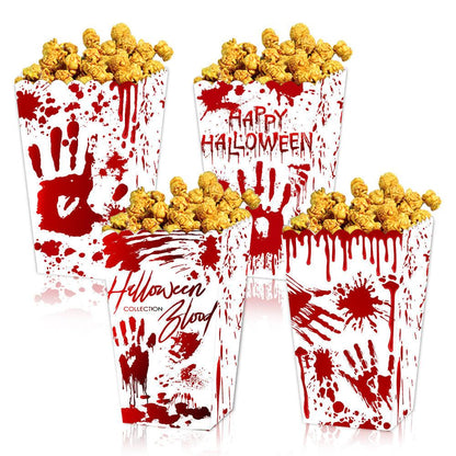 Lighteme 4-teilige Halloween-Popcornboxen