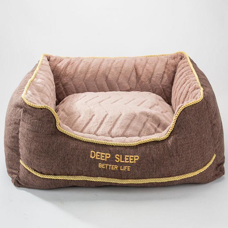 Lighteme Thick Thermal Large Dog Bed (2 colors & 4 sizes)