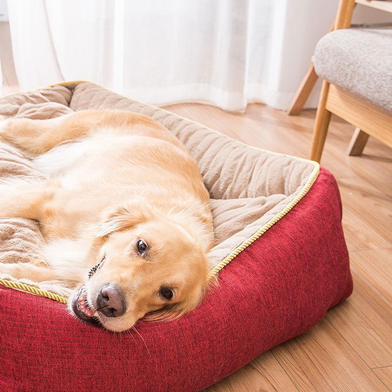 Lighteme Thick Thermal Large Dog Bed (2 colors & 4 sizes)