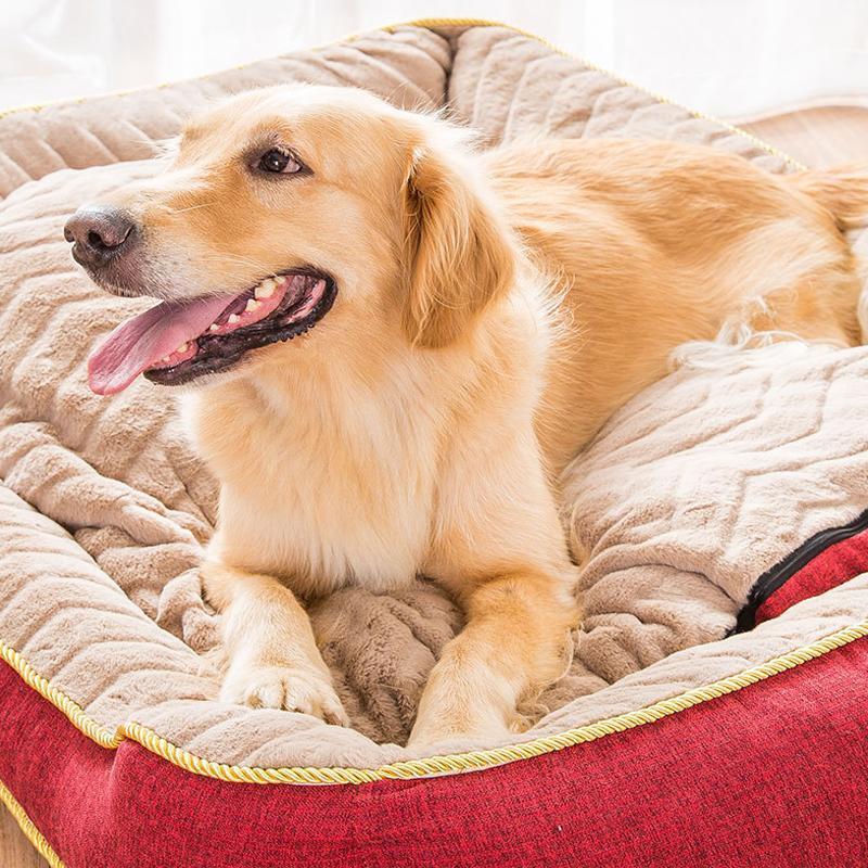 Lighteme Thick Thermal Large Dog Bed (2 colors & 4 sizes)