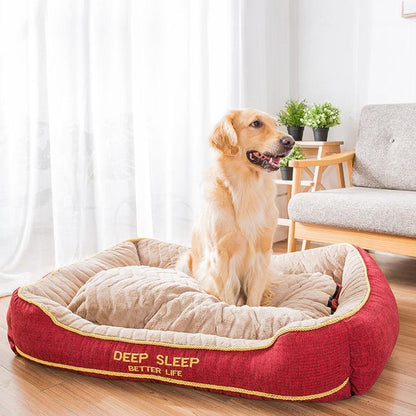 Lighteme Thick Thermal Large Dog Bed (2 colors & 4 sizes)