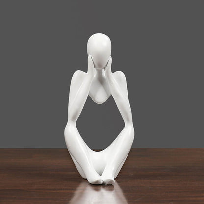 Lighteme Thinker Resin Decoration