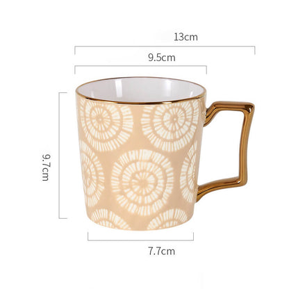Lighteme Tie-dye Print Ceramic Mug